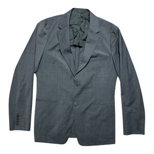 Men's Theory Single‎ Vent 2 Button Blazer Gray Simons Performance 40R